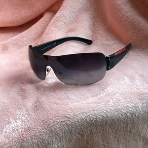 Authentic Prada unisex wrap around sunglasses